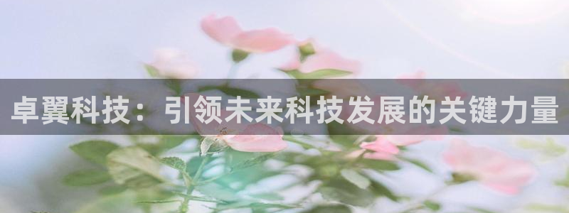 卓翼科技：引领未来科技发展的关键力量